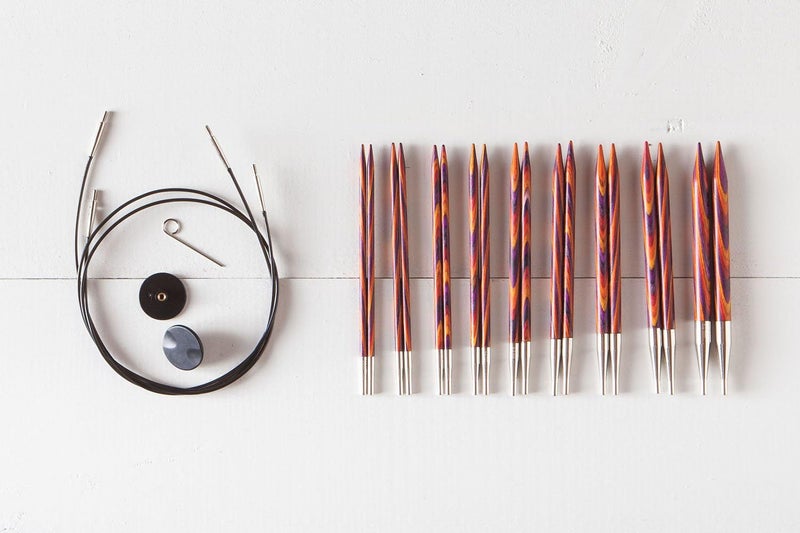 KnitPicks Options Wood Interchangeable Knitting Needle Set - US 4-11 (Radiant) - Image 4