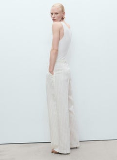 MANGO Striped Combined Knit Jumpsuit  - Image 2