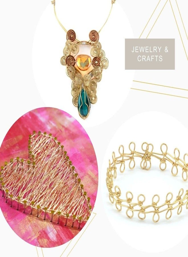 أرتيستك واير سلك فني، سلك نحاسي مقاوم للتشوه عيار 24، طول 205 قدم - Image 2