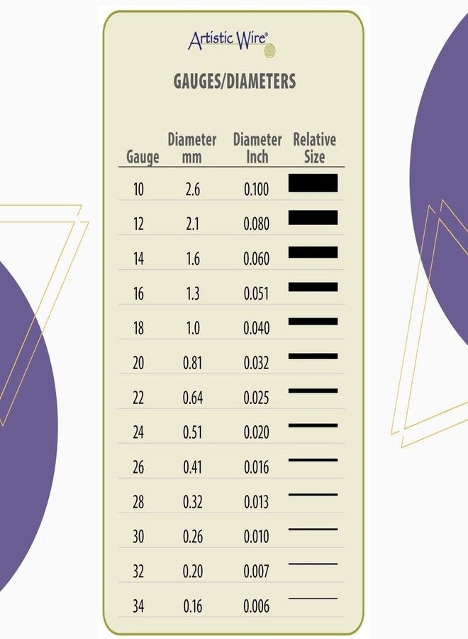 أرتيستك واير سلك فني، سلك نحاسي مقاوم للتشوه عيار 24، طول 205 قدم - Image 4