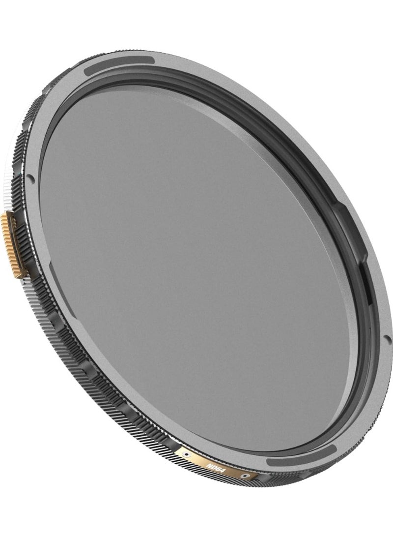 PolarPro Helix MagLock ND1000 Filter – Burkard Series, 10-Stop Magnetic Neutral Density Filter, No-Thread Quick-Swap System, Brass Frame, Multi-Coated Glass, For Long Exposure & Daytime Cinematic Shooting - Image 2