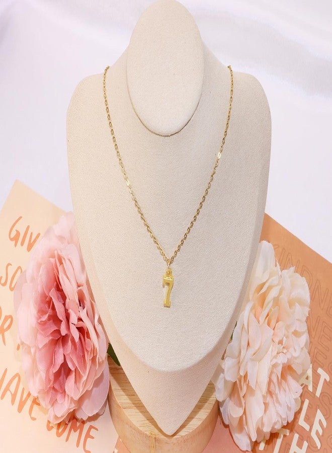 Shapenty Number 7 Charms Alloy Metal Number Charm Pendants for DIY Craft Keychain Brooch Bracelet Wristbands Necklace Earring Jewelry Making Finding, 50PCS (Gold) - Image 3