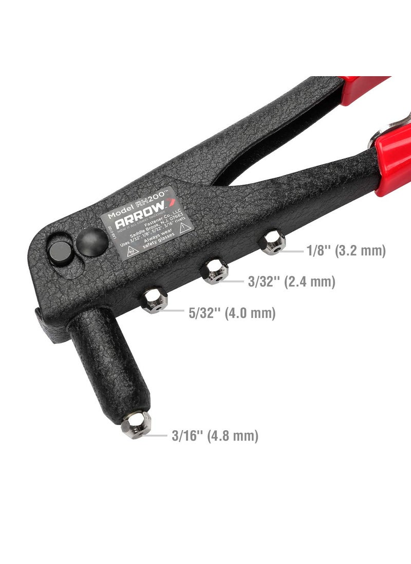 Arrow Fastener Arrow Heavy Duty Riveter Kit, Professional Pop Rivet Gun with Assorted 120 Rivets  - Image 3