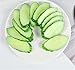 Skyseen 10 Pcs Artificial Lifelike Green Cucumber Slice Fake Vegetable Slices Decoration - Image 2