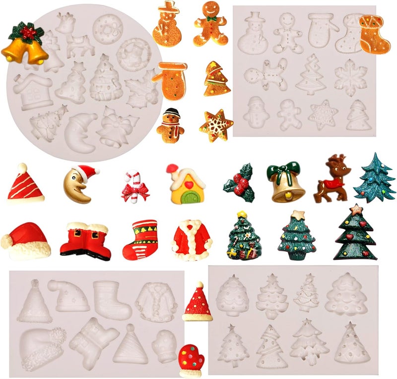 muyulin Christmas Cake Decor Mold Set - Image 1