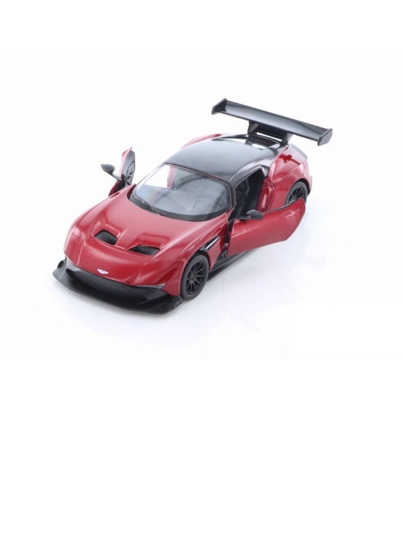 Kinsmart 2016 Aston Martin Hard Top, Red-1/38 Scale Diecast Model Toy Car  - Image 2