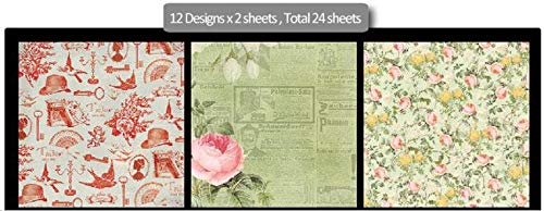 Qatalitic Pattern Design Printed Papers for Art & Craft (VS12011), Size: 12 X 12 Inch for Greeting Cardmaking & Project Book Making (24 Patterned Sheets + 3 Die Cut Sheets) Paper Designer Paper Pack - Image 3