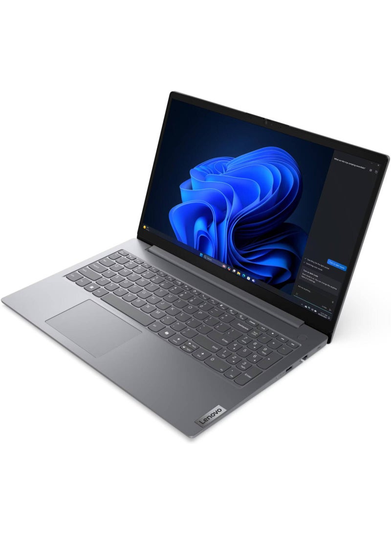 لينوفو لابتوب V15 G5 IRL بشاشة 15.6 بوصة بدقة Full HD (1920x1080)، مع معالج Core i5-13420H/ذاكرة RAM سعة 8GB DDR5/قرص SSD سعة 512GB/رسوميات Intel UHD/نظام DOS (بدون ويندوز) - Image 3