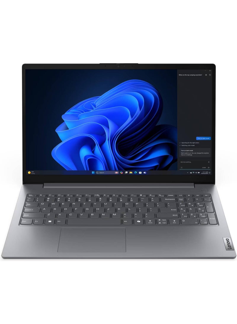 لينوفو لابتوب V15 G5 IRL بشاشة 15.6 بوصة بدقة Full HD (1920x1080)، مع معالج Core i5-13420H/ذاكرة RAM سعة 8GB DDR5/قرص SSD سعة 512GB/رسوميات Intel UHD/نظام DOS (بدون ويندوز) - Image 1