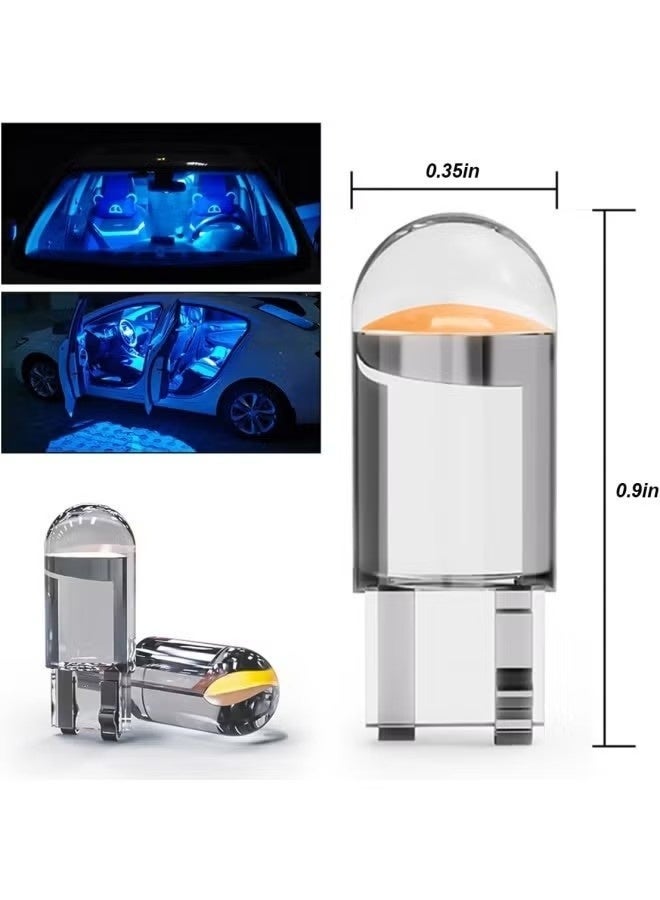 30 مصباح LED أبيض 6000 كلفن، 168 مصباح LED بديل من نوع COB T10، مصابيح إضاءة داخلية للسيارات (بيضاء) بقدرة 0.36 واط وجهد 12 فولت. - Image 4