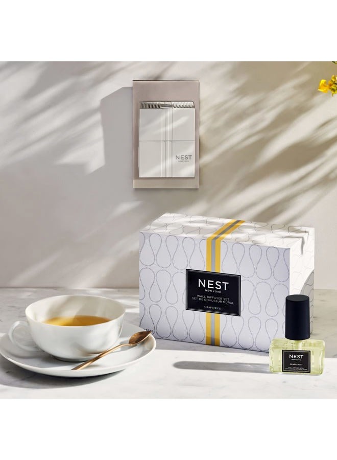 NEST FRAGRANCES Wall Diffuser Set, Grapefruit - Includes 1 Diffuser Unit + 1 Refill - Up to 30 Days of Continuous Scent - Cruelty Free, Vegan - Made in USA - Image 4