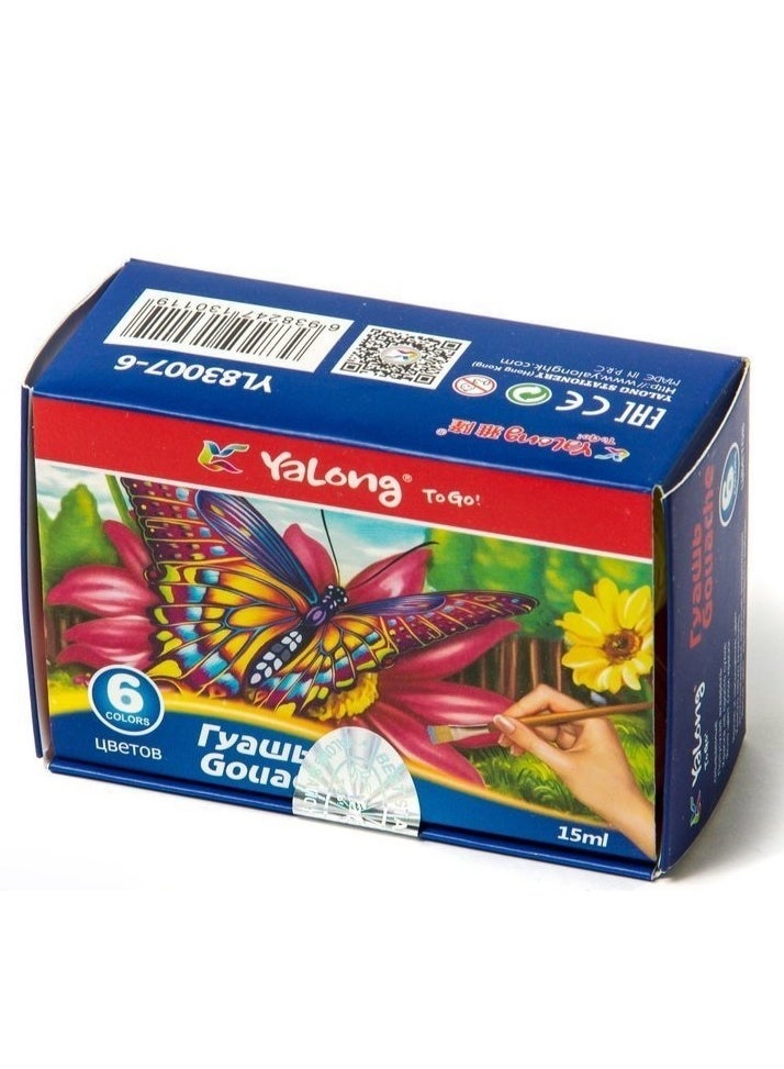 يالونج غواش، 6 ألوان، 15 مل - Image 1