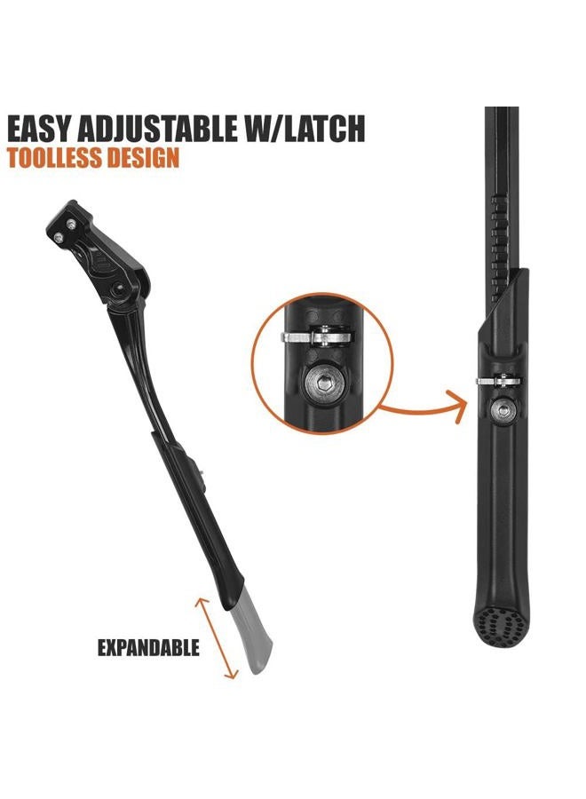 BV Adjustable Rear Mount Bicycle Bike Kickstand for 24" - 29" Mountain Bike/Road Bike/BMX/MTB (18mm (Hole Distance)) - Image 4