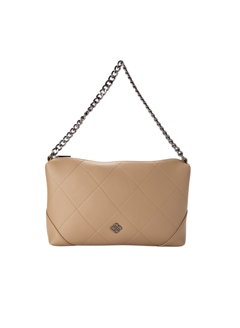 Bata Casual Hobo Bag Beige - Image 1