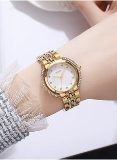 SKMEI Women’s Luxury Style Rhinestone Scale Markers Waterproof Quartz Wristwatch - 1979  - Image 5