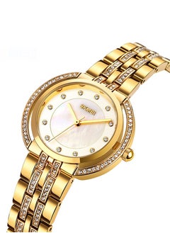 SKMEI Women’s Luxury Style Rhinestone Scale Markers Waterproof Quartz Wristwatch - 1979  - Image 2