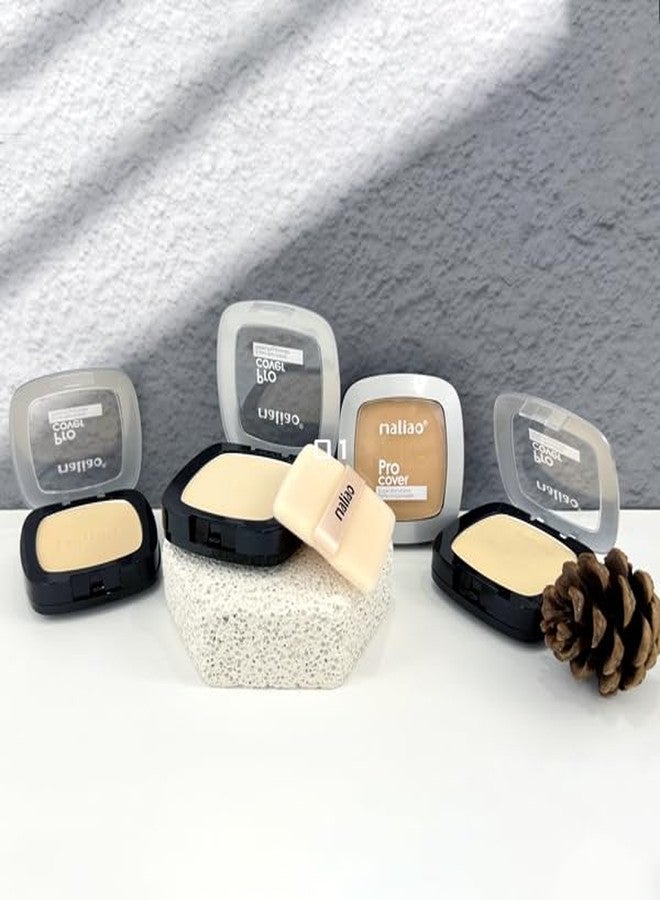 Maliao Pro Cover Super-Blendable Perfecting Powder - Seamless Perfection for Every Skin Tone (NATURAL BEIGE) - Image 4