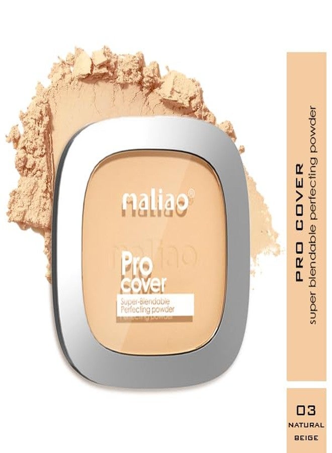 Maliao Pro Cover Super-Blendable Perfecting Powder - Seamless Perfection for Every Skin Tone (NATURAL BEIGE) - Image 2
