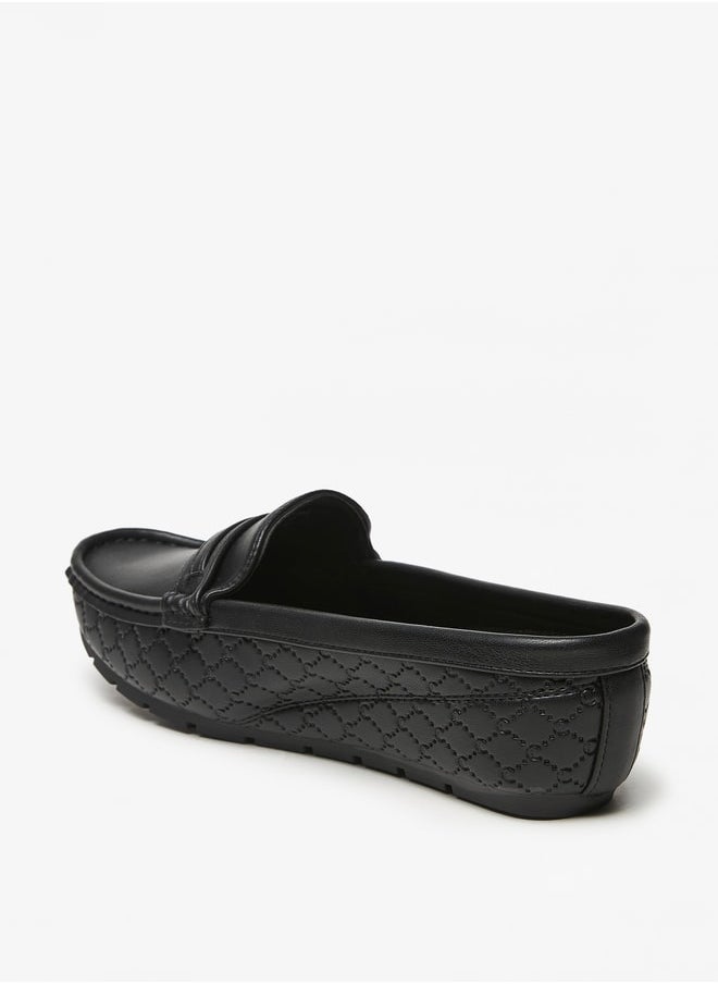 Le Confort - Women's Textured Slip-On Mules - Image 1