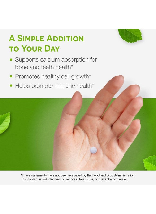 EZ Melts - Vitamin D3 5000 Iu Tablets Vitamin D3 Dissolving Tablets For Improved Vitamin Intake Vegan D3 Vitamins To Promote Bone Support Zero Sugar Vitamin D3 Tablets Apple Flavor 90 Ct - Image 1