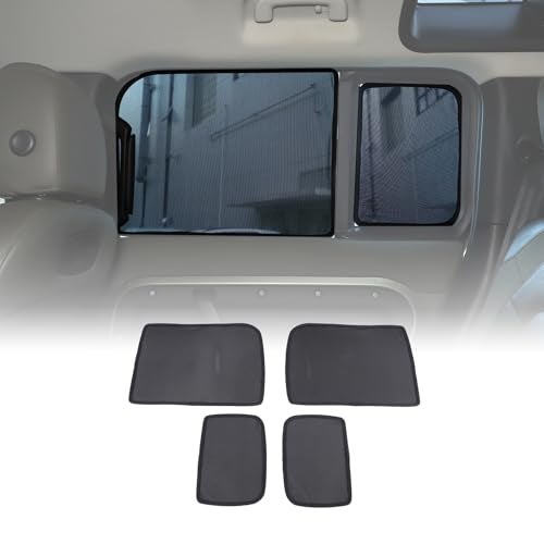 HIRUFAIT Window Shade Compatible with 20202025 Lnd Rover Defender 110 Breathable Mesh Side Window Screens Shade Cover for Baby UV Rays Protection Sun Shade Blocker Rear Side Windows 4Pcs - Image 1