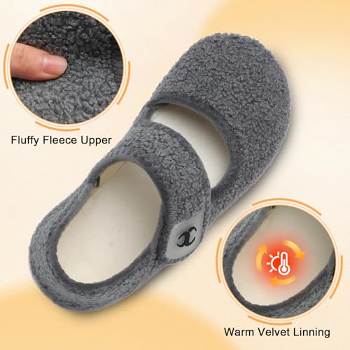 Scurtain Wide Width Diabetic Slippers - Comfortable Womens & Mens Neuropathy Bunion Edema Shoes for Hospital Recovery, Pregnancy & Delivery - Image 3
