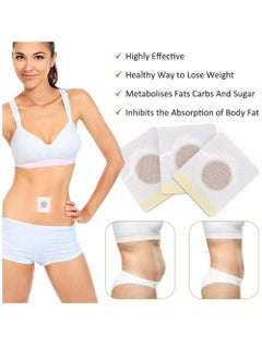 ALIVER 50 Pieces Magnetic Slimming Patches Fat Burning Belly Stickers Highly Effective Body Patches with Herbal Formula Magnetic Weight Loss Fat Burning Navel Stickers for Natural Weight Loss Unisex  - Image 3