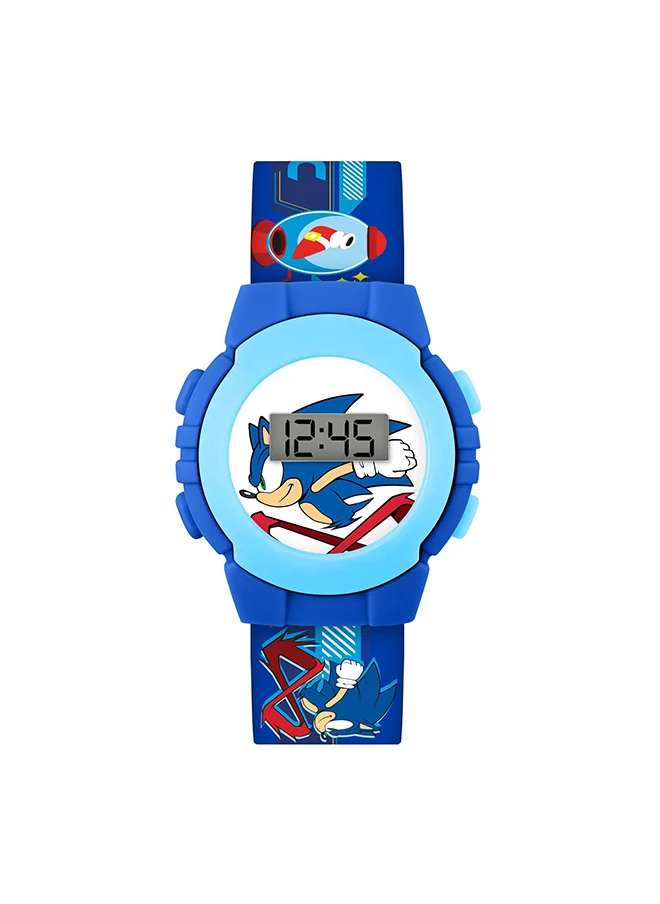 Disney Boys Digital Round Shape Plastic Wrist Watch - SNC4316 - 32 Millimeter