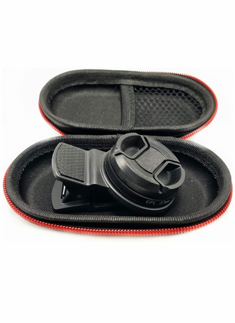 Y&D - 37mm CPL Phone Camera Lens Large Aperture Universal Portable Polarizer Clip on Cellphone Cpl Filter for Most Mobilephone Models Mobile Video External Single Reflex - Image 1
