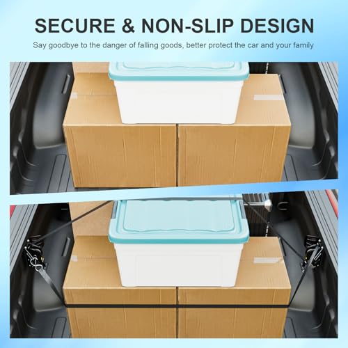 SZYANG 2PCS Retractable Ratchet Straps Compatible with 2019-2026 Dodge Ram 1500 Retractable Tie Down Straps Replacement for 2019-2026 Dodge Ram 1500 Accessories - Image 4
