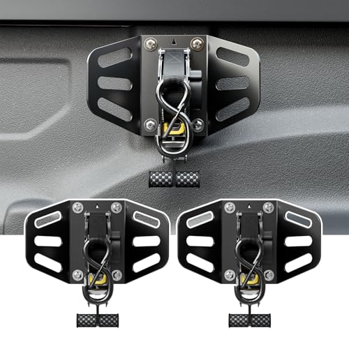 SZYANG 2PCS Retractable Ratchet Straps Compatible with 2019-2026 Dodge Ram 1500 Retractable Tie Down Straps Replacement for 2019-2026 Dodge Ram 1500 Accessories - Image 1