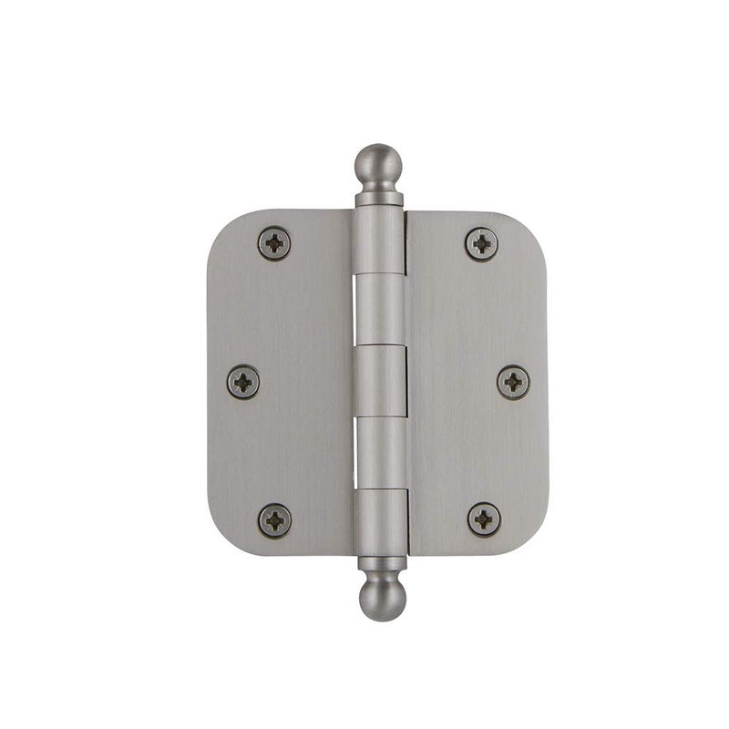 Nostalgic Warehouse BallTip Residential Door Hinge with Radius Corner