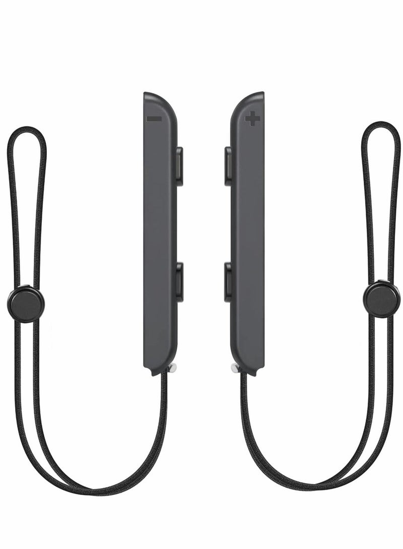 Joysticks Wrist Strap, Strap for Switch Joycon, 2 Pack Replacement Parts Accessories for Switch Joy-Con Straps, Adjustable Tightness Straps for Switch Joycon, Accessory for Joy-Con Controller (Black)  - Image 1