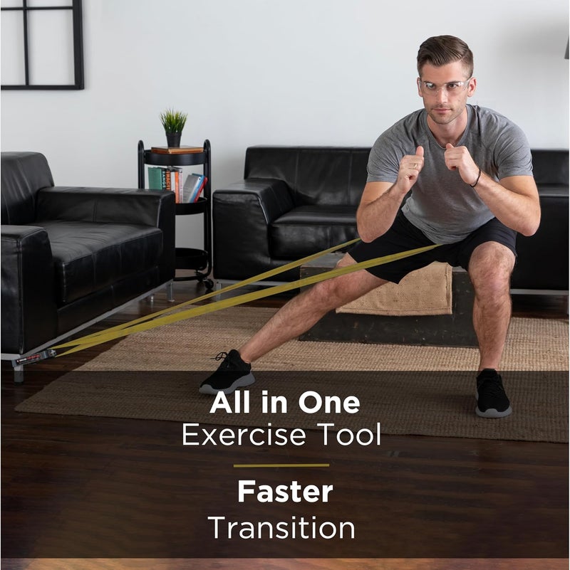 TheraBand CLX Exercise Bands - 5 Feet, Gold Resistance Band for Strength Training - Image 2