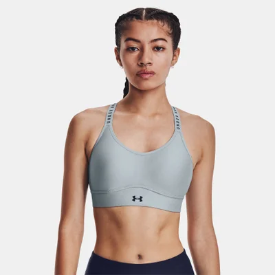 UNDER ARMOUR Women's Infinity Mid Covered Medium-Support Training Sports Bra