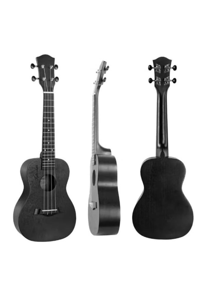 21-inch Soprano Ukulele Professional Starter Set – Black - Image 2