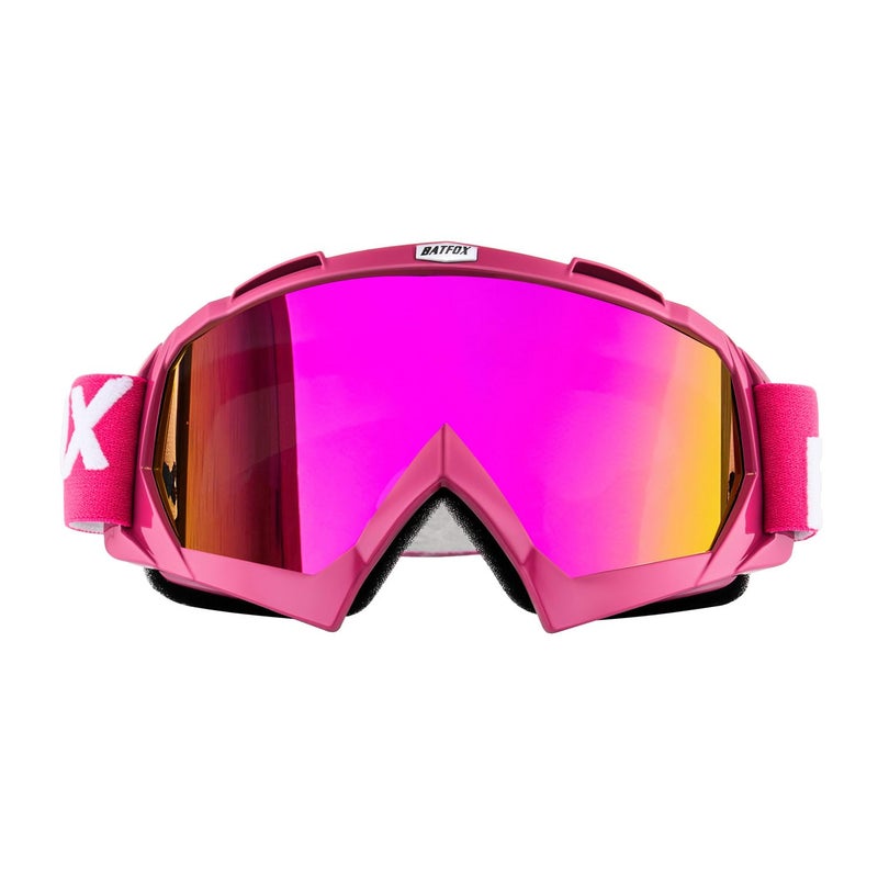 BATFOX Dirt Bike ATV Goggles Motorcycle Gear Riding Motocross Dirtbike 4-Wheeler MX DH Accessories Goggles Glasses for Men Women Youth UV400 Protection Dust-proof Anti-Slip Strap - Image 1