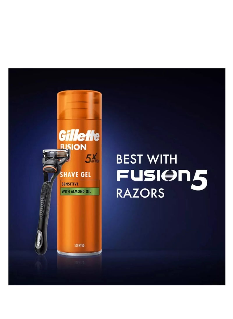 Gillette Fusion5 Ultra Sensitive Shaving Gel 200 ml