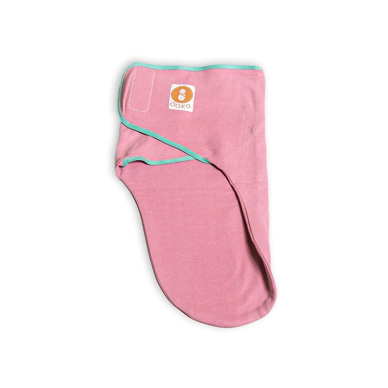 Ooka Baby Unisex Snugglee Warm Cotton Fleece (Pack of 1) | Pre-stitched Baby Wrap with Adjustable Tightness for best fit | Pink (0-6 Month) - Image 1