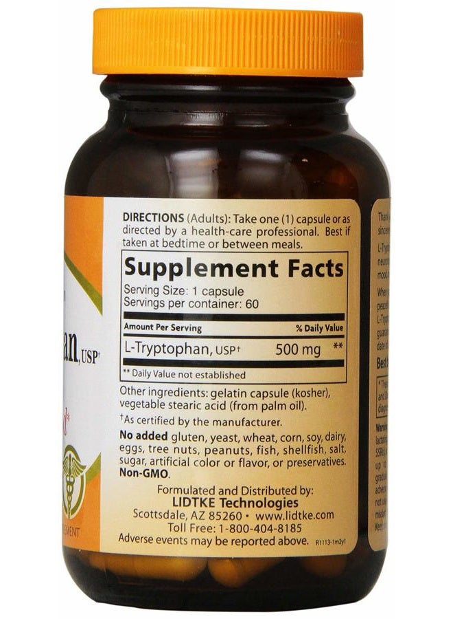 Lidtke Technologies L-Tryptophan Capsules, 60 Count - Image 3