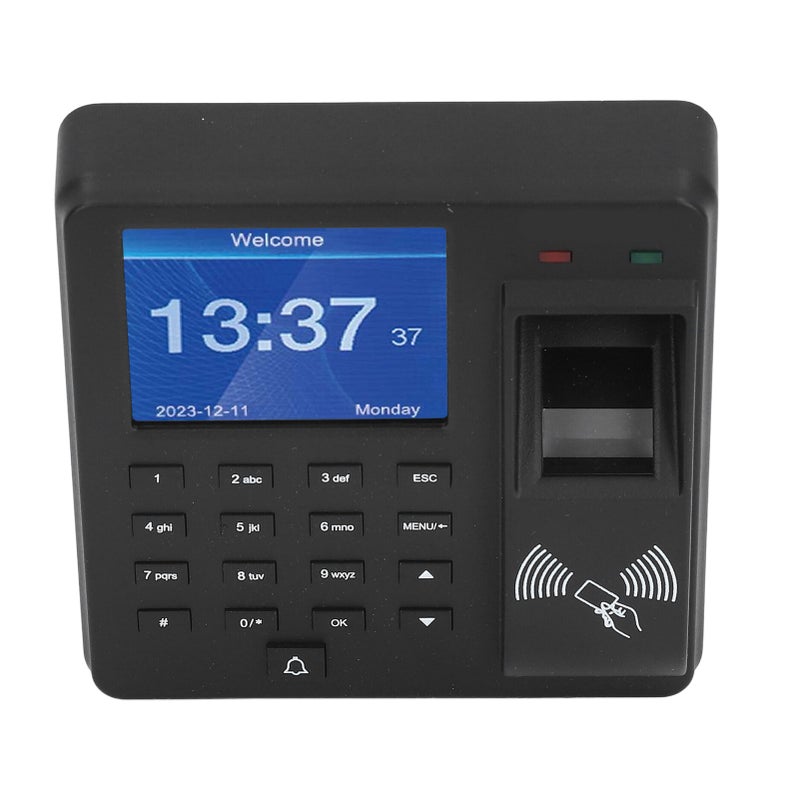 Fingerprint Attendance Machine 1000 User Capacity Offline Plug And Play - Multi Recognition Options Time Clock For Office School Hospital Work Environments - Image 4