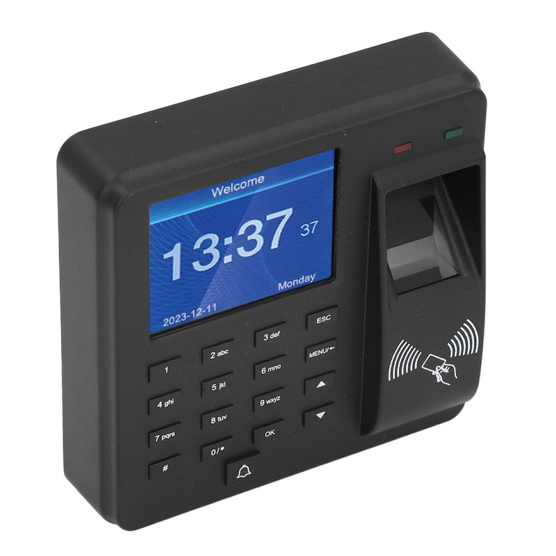 Fingerprint Attendance Machine 1000 User Capacity Offline Plug And Play - Multi Recognition Options Time Clock For Office School Hospital Work Environments - Image 3