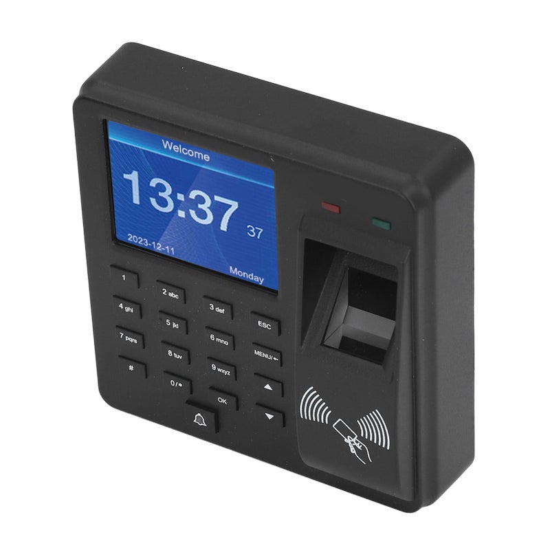 Fingerprint Attendance Machine 1000 User Capacity Offline Plug And Play - Multi Recognition Options Time Clock For Office School Hospital Work Environments - Image 2