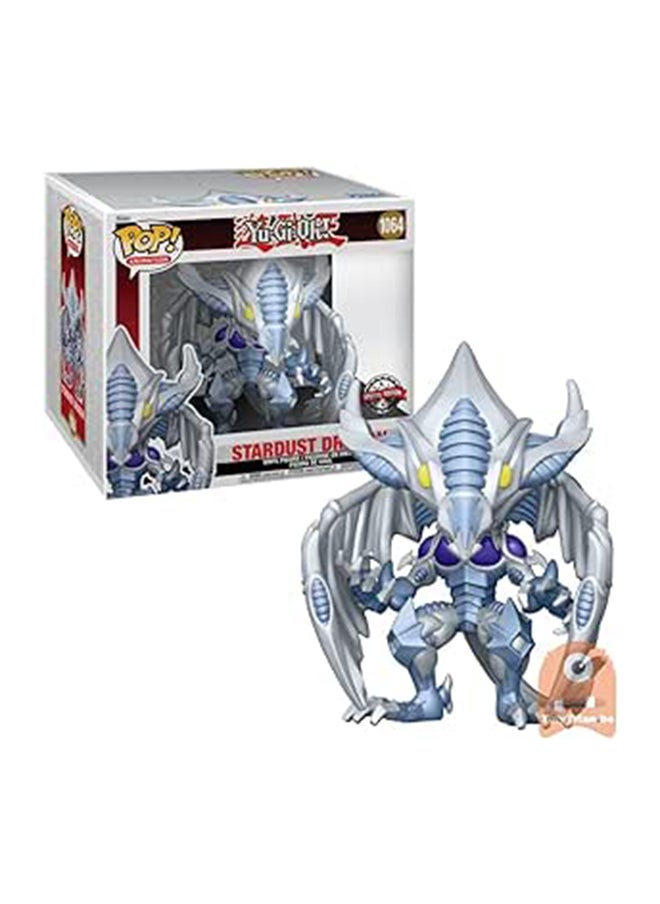 Funko Yu Gi Oh Stardust Dragon Metallic 6" Funko Pop Vinyl, Multi Color, 58559 