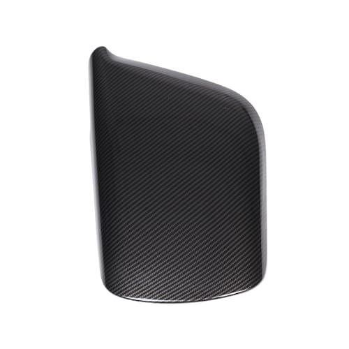 Qiosreui Center Console Armrest Cover for Chevy Corvette C7 2014-2019, Armrest Box Panel Trim, Armrest Arm Rest Cap Cover, Console Lid Cover, Armrest Container Cushion Protector Accessories, ABS (Carbon Fiber) - Image 5