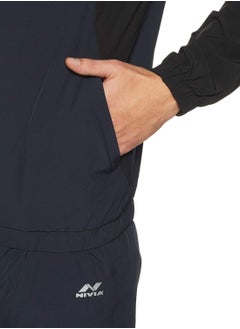 Nivia 2458 CARBOXY-1 Upper Tracksuit | Size : XLarge | Regular fit | Material : Woven Fabric With Lycra  - Image 3