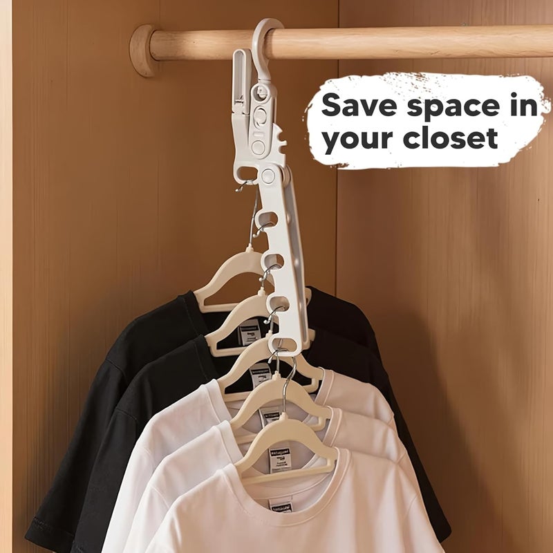 GorillaLine Folding Clothes Drying Rack Travel - Image 5