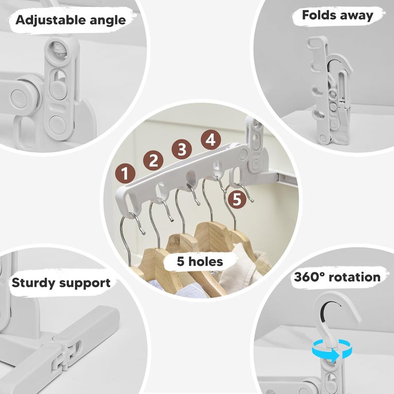 GorillaLine Folding Clothes Drying Rack Travel - Image 2