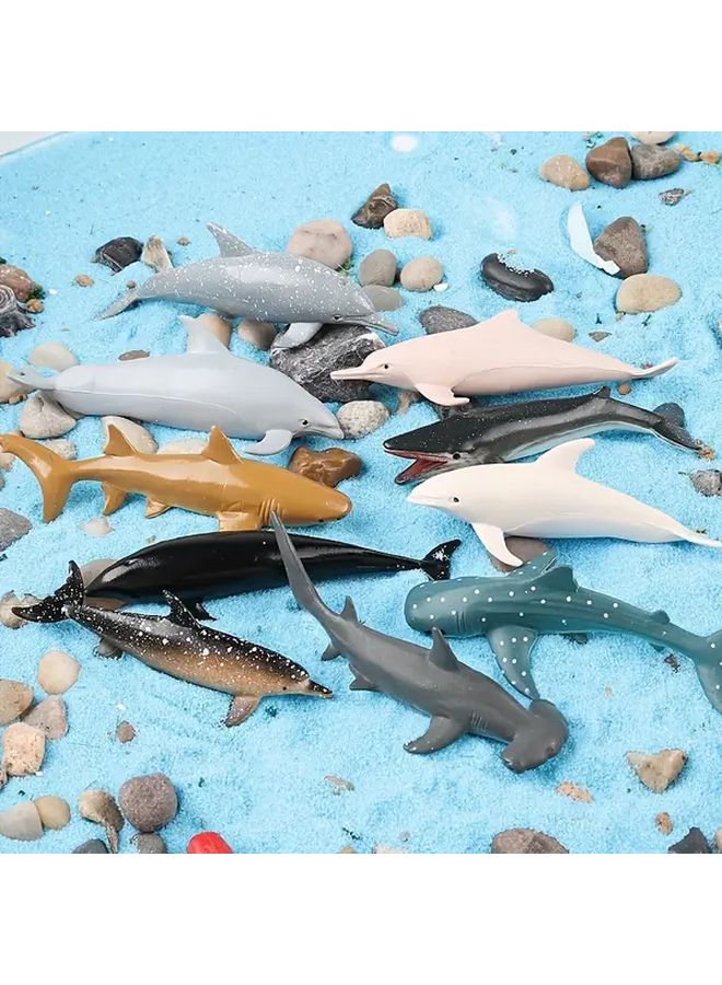 16PCS Deep Sea Fish Pack Marine Life Model Set For Aquarium Decorations - Image 5