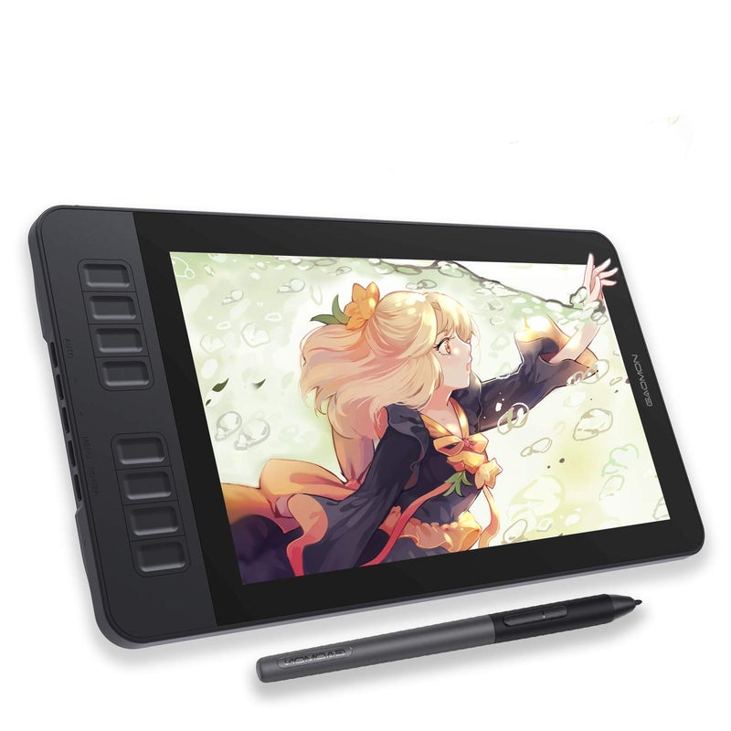 GAOMON PD1161 Drawing Tablet with Screen Digital Art Tablet with BatteryFree Stylus Tilt 8 Shortcut Keys for Paint Design Illustration Editing 116inch Graphics Tablet for Mac Windows PC - Image 2